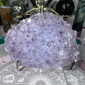 Arctic Purple Druzy Amethyst Cluster ❄️🔮❄️ DAC1